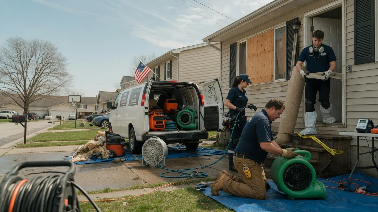 Water Damage Restoration in Custar, OH near me